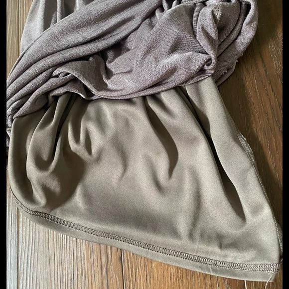 Edit by Nine Bodycon Gray one shoulder midi dress Size Small - Picture 12 of 12